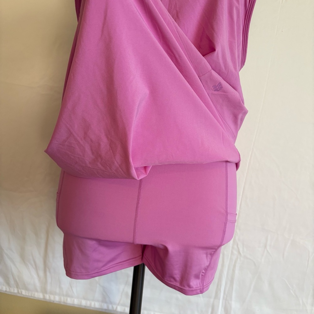 Flex Strappy Dress With Built In Shorts Liner Purple Racerback | All In Motion - Picture 10 of 16